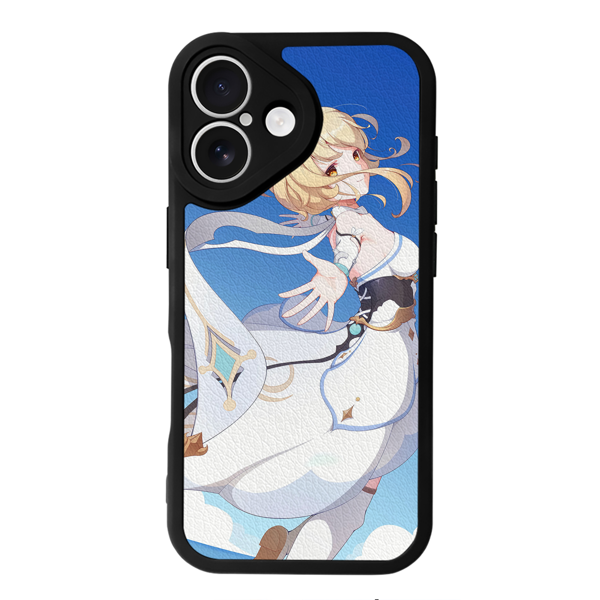 げんし神 genshin 【iPhone 16シリーズ対応】シリコンスマホケース（レザー調） 材質：シリコン